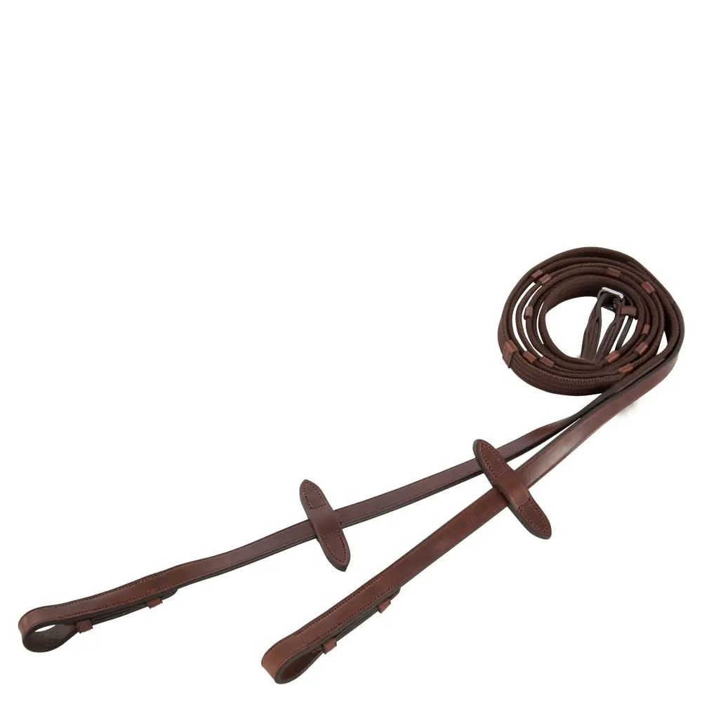 Horse reins in round blind canvas BR Equitation