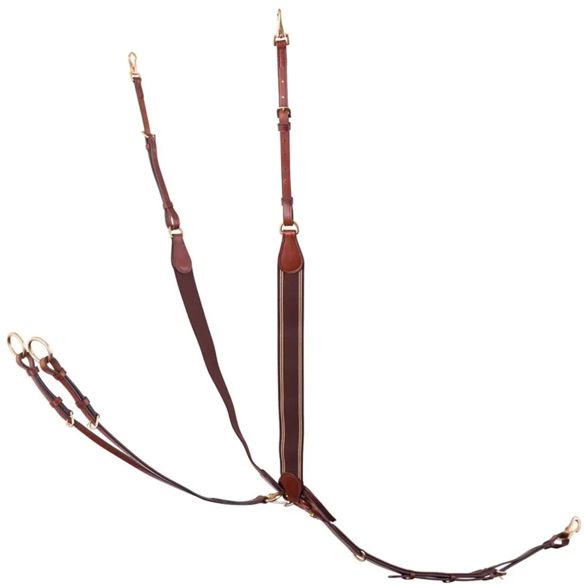 Elastic horse hunting collar with martingale BR Equitation Taunton