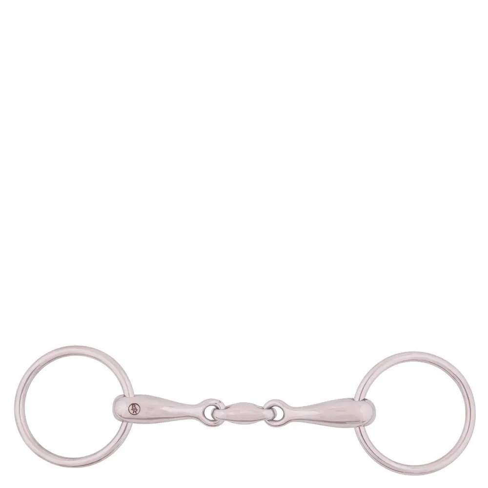 Double bit for solid stainless steel horse BR Equitation