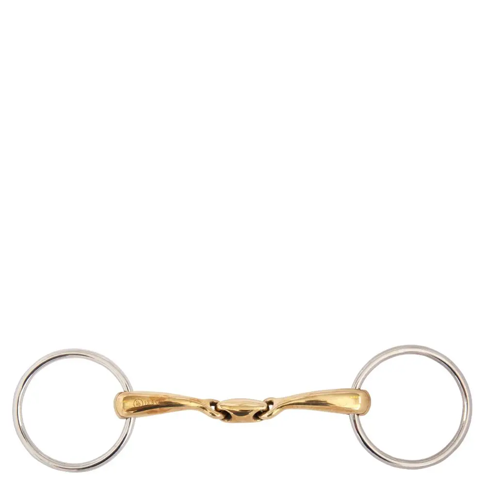 Double snaffle bits for horses BR Equitation Soft Contact