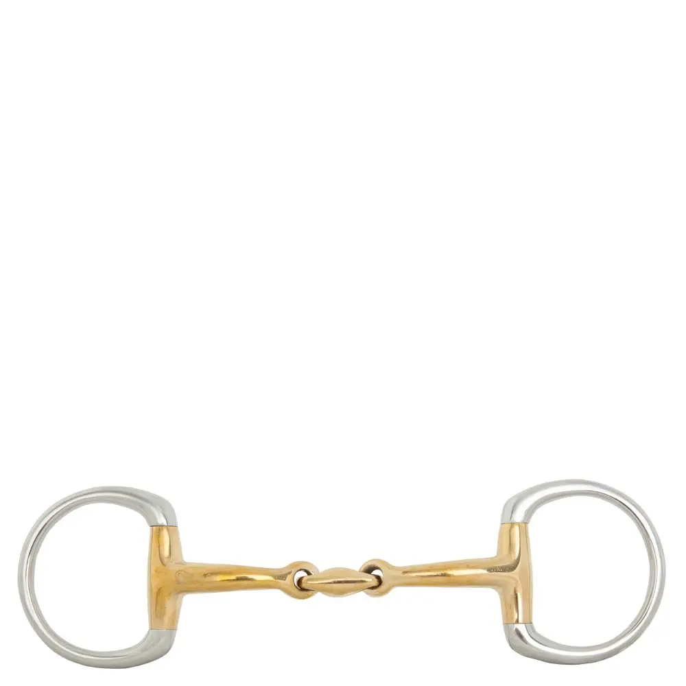 Olivenkopftrense doppelt gebrochen BR Equitation - Farbe: Silber