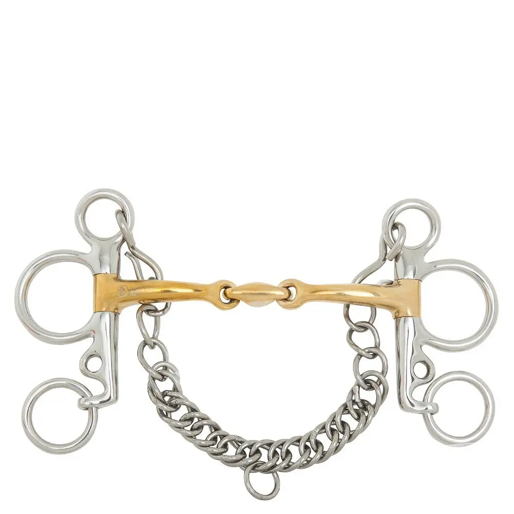 Pelham pour cheval double brisures BR Equitation Baby