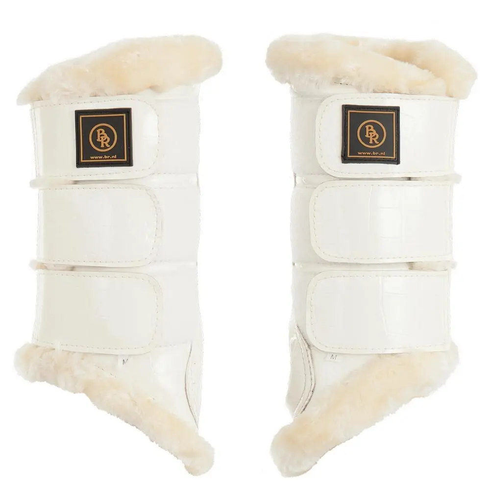 Closed horse boots in patent leather BR Equitation Majestic