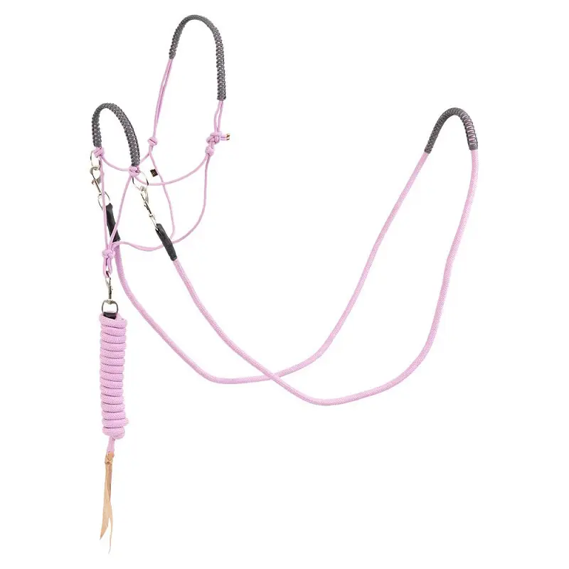 Pferdehalfter-Set BR Equitation - Farbe: Rosa