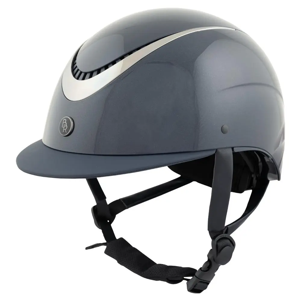 Standard visor riding helmet BR Equitation Thêta Glossy