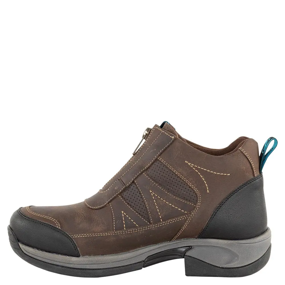 Scarponcini in pelle con zip BR Equitation Cavan