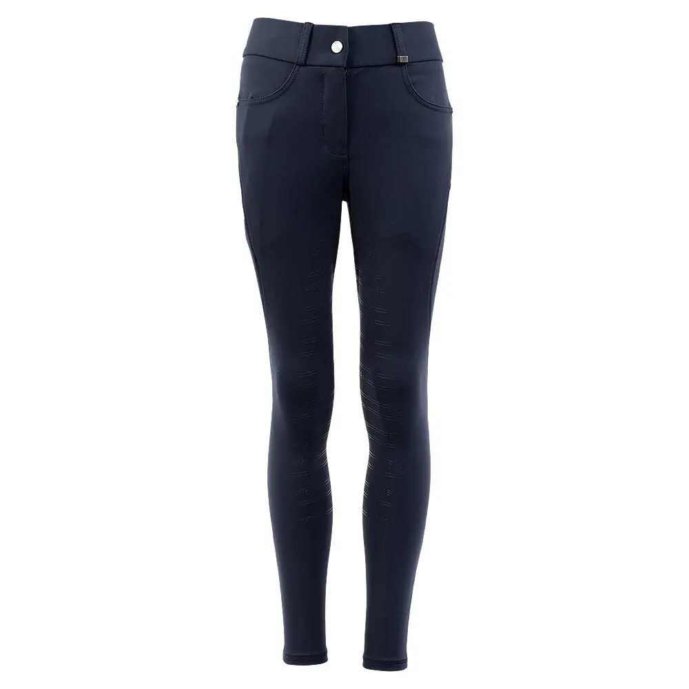 Reithose full grip Kind BR Equitation Mikai - Farbe: Blau