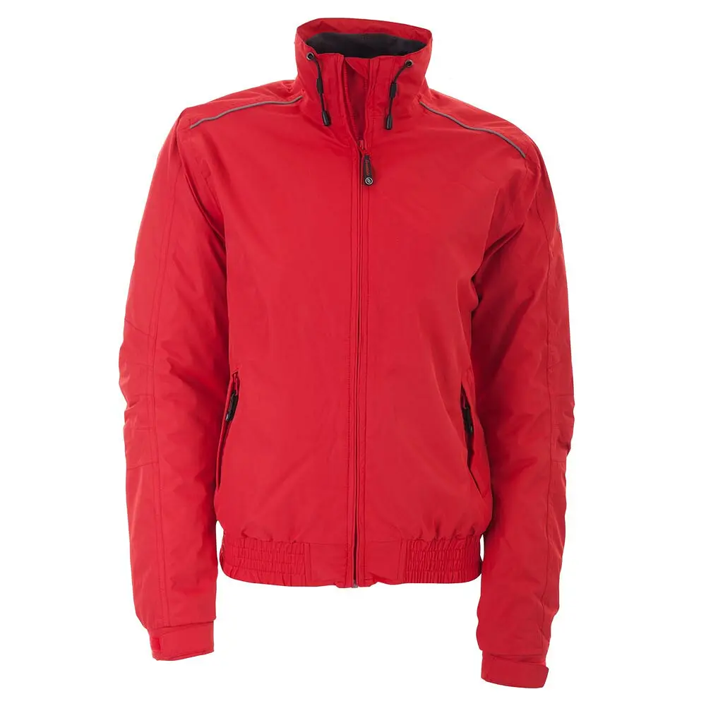 Damen wasserfester Full-Zip-Jacke mit Kapuze BR Equitation Essentials - Farbe: Rot