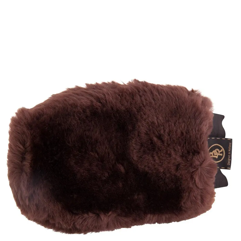Double-sided sheepskin grooming gloves BR Equitation
