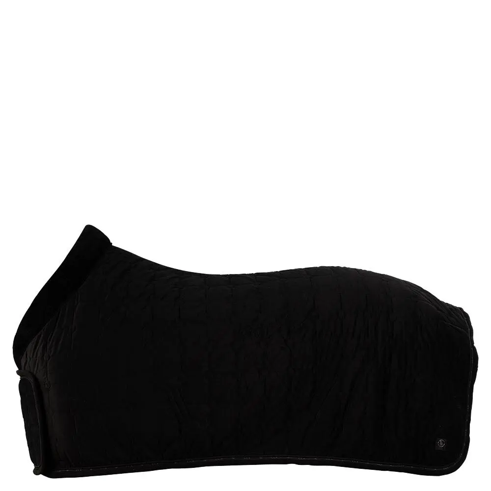 Trocknende Fleecedecke für Pferde BR Equitation CLX - Farbe: Schwarz