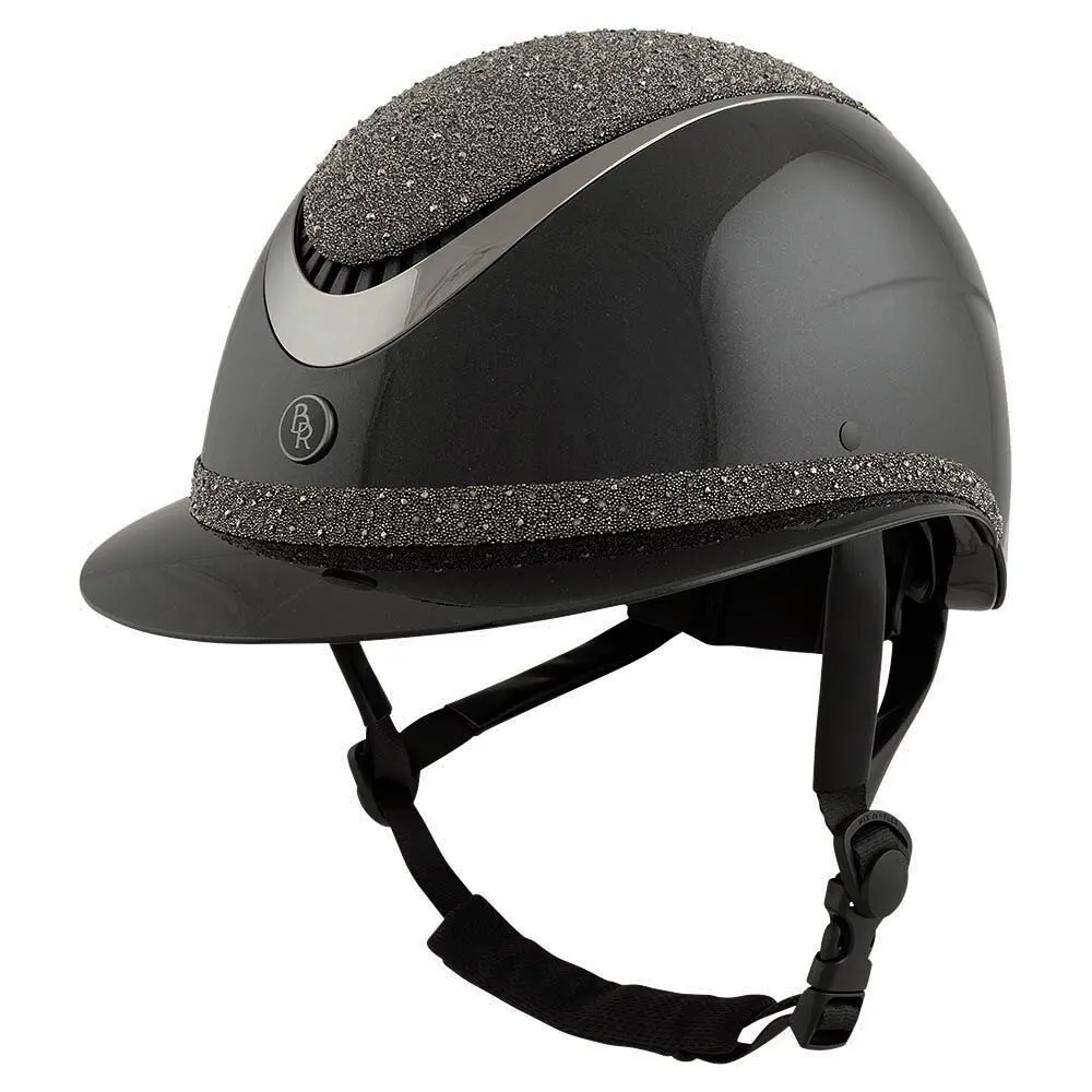 Casco da equitazione BR Equitation Thèta Plus Dazzling Glamourous Glossy
