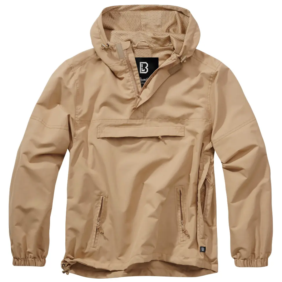Giacca impermeabile estiva con cappuccio Brandit