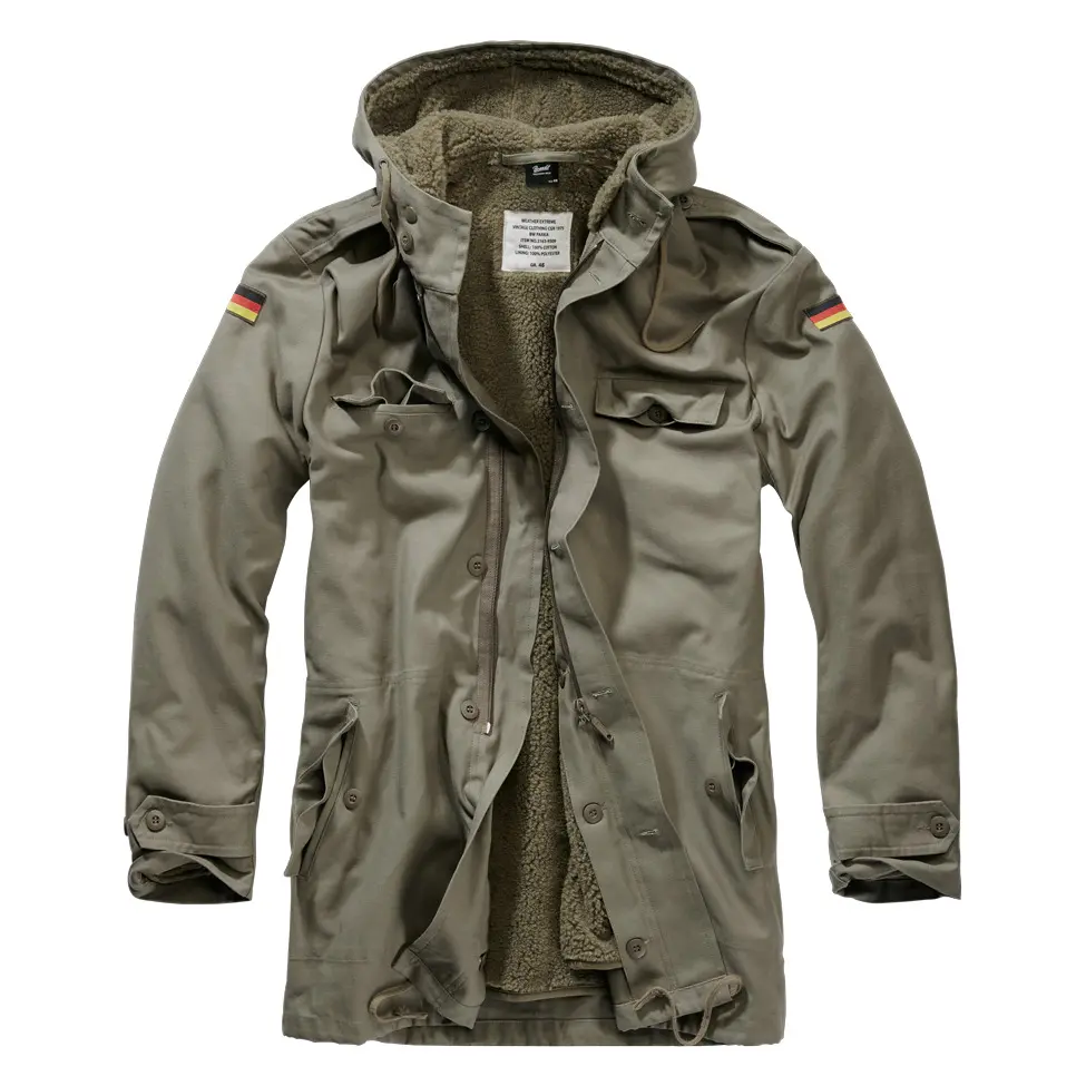 Parka con bandiera Brandit BW