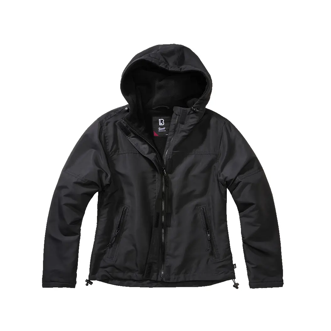 Impermeabile da donna a zip con cappuccio Brandit