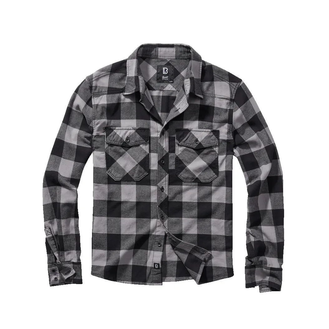 Camicia a quadri a maniche lunghe Brandit