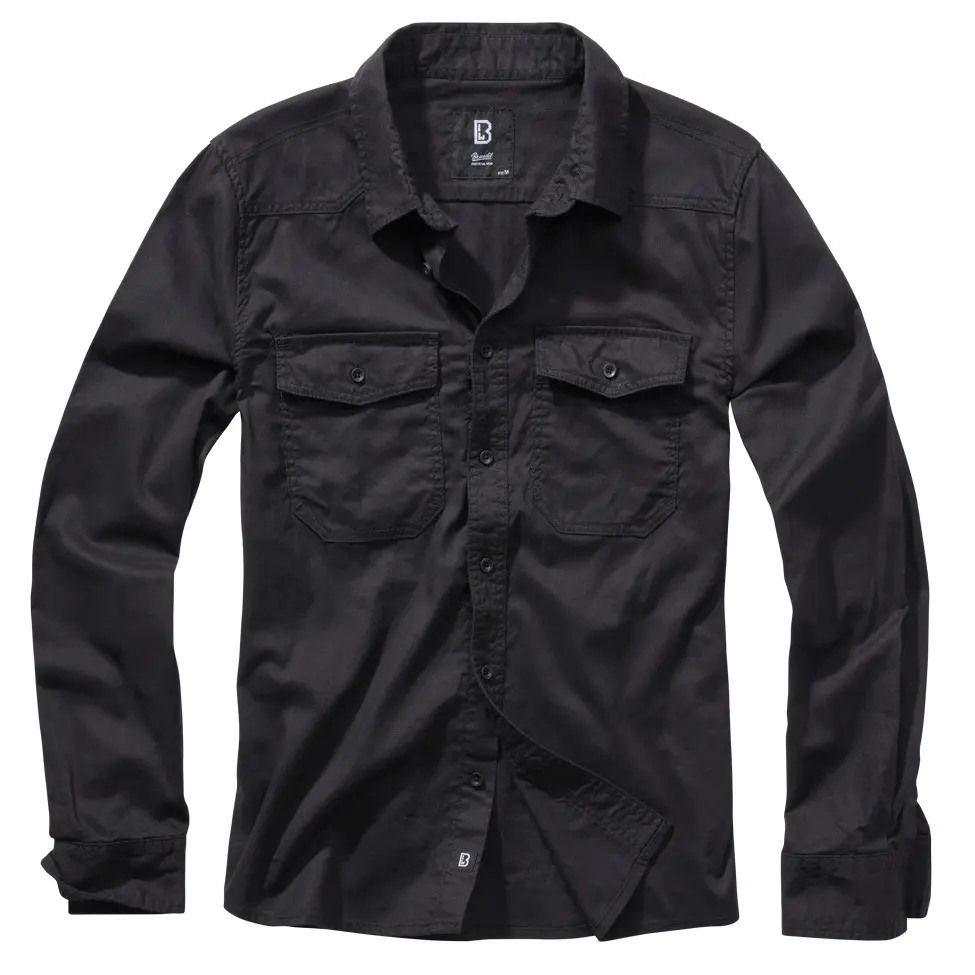 Camicia di flanella a maniche lunghe