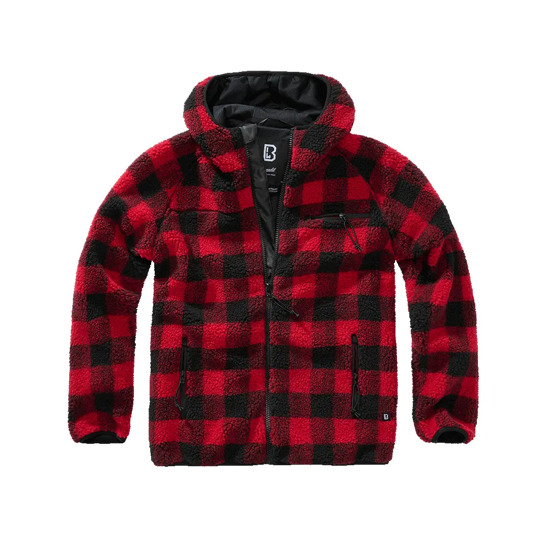 Felpa con cappuccio zip Brandit Teddy