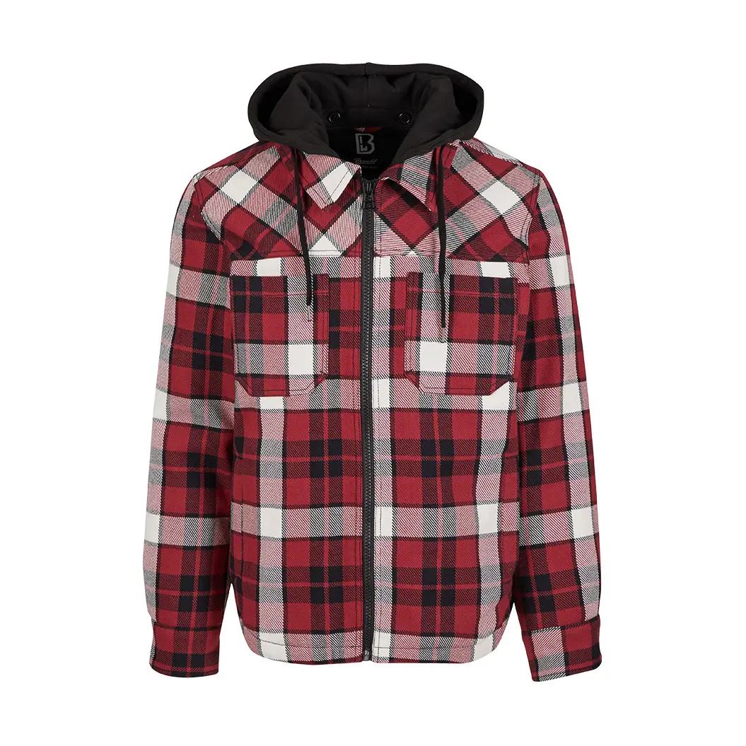 Felpa con zip e cappuccio Brandit