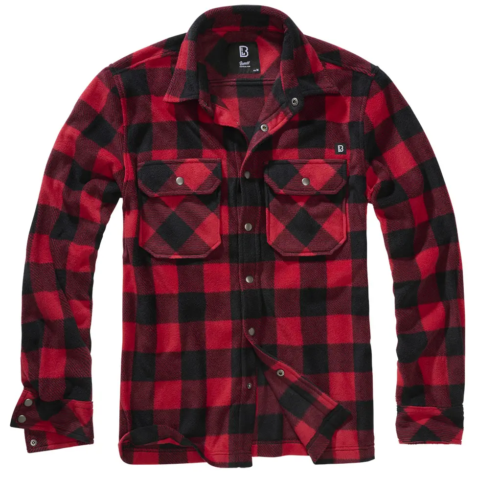 Camicia in pile a maniche lunghe Brandit Jeff
