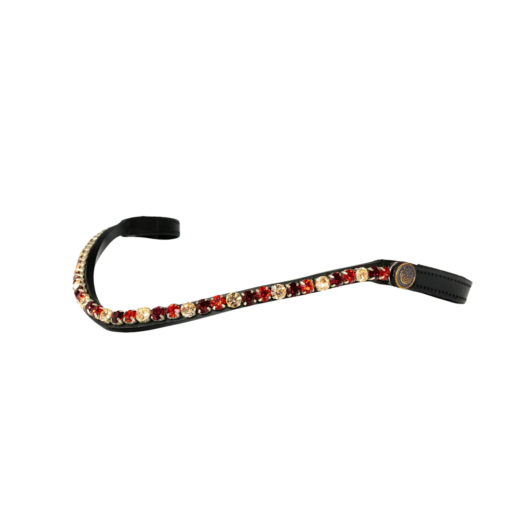 Frontal for horse deep love pattern Bridlery