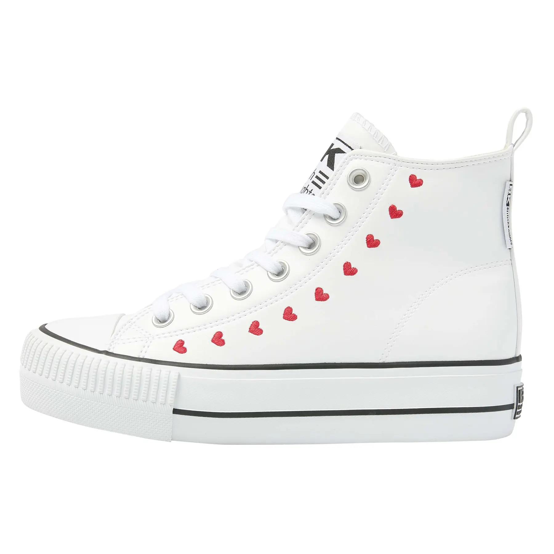 Sneakers da donna in pu/ricamo British Knights Kaya Mid
