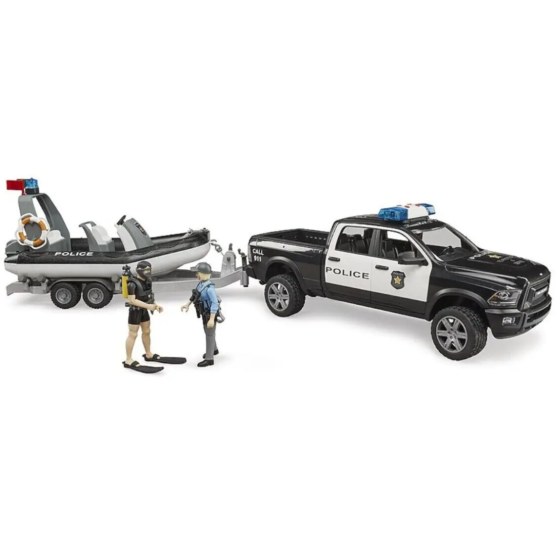 Jeux de voiture - RAM 2500 policiers Bruder Jeux de voiture - RAM 2500 policiers Bruder