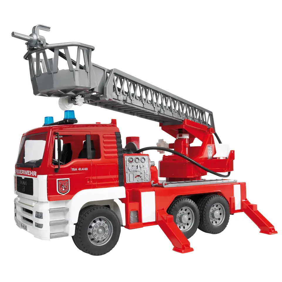 Bruder Mehrfarbig Man Feuerwehr Mit Drehleiter - Image 17