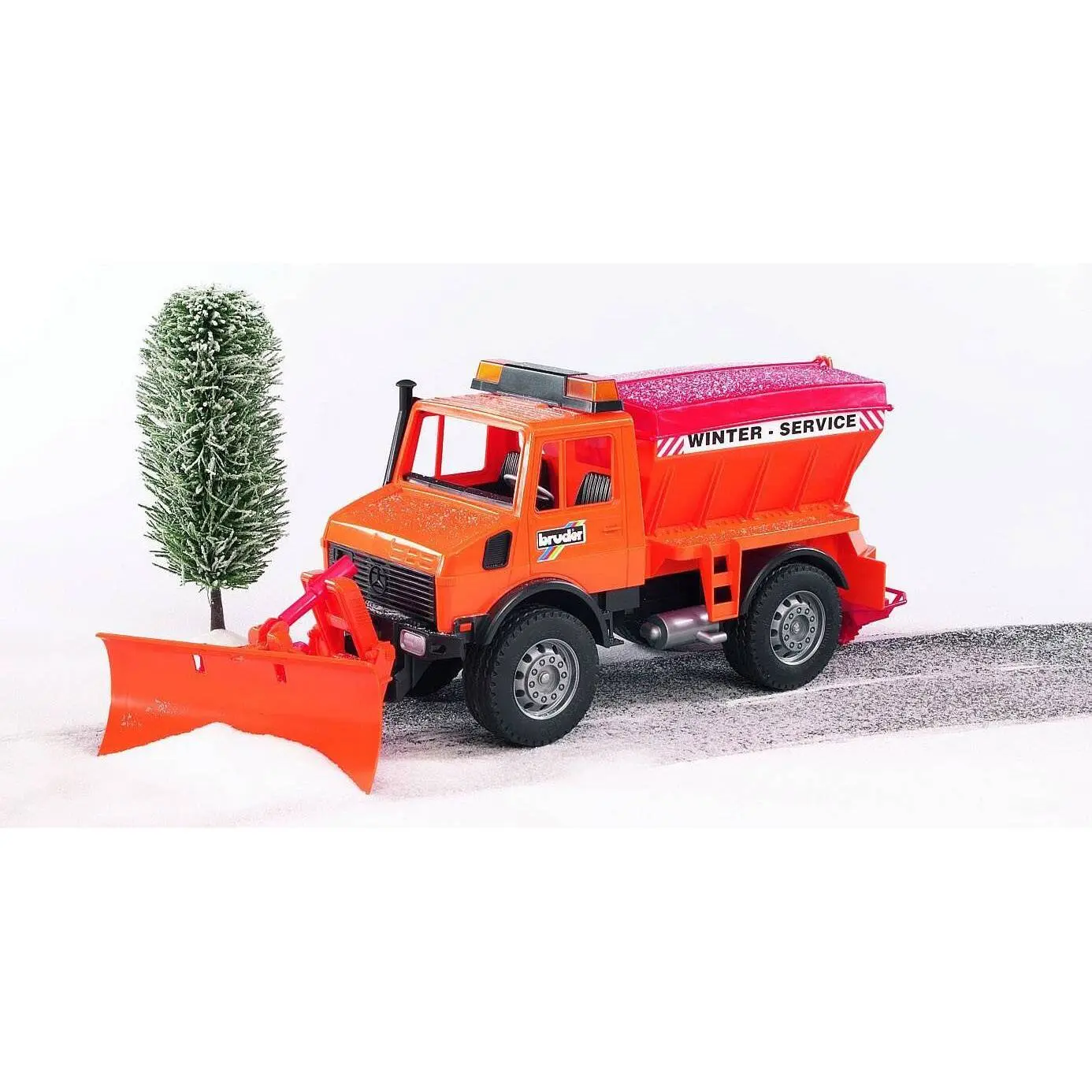 Schneepflug-LKW Bruder 47 cm