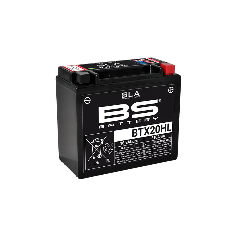 Batteria per moto attivata in fabbrica BS Battery BTX20HL