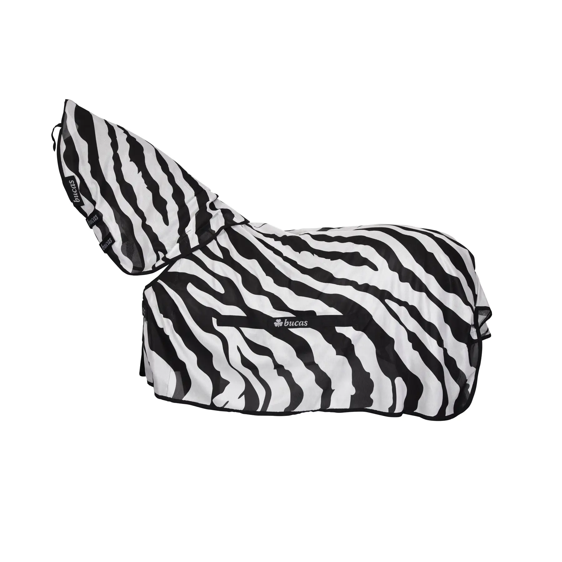 Horse blanket with neck cover Bucas Buzz-Off Zebra