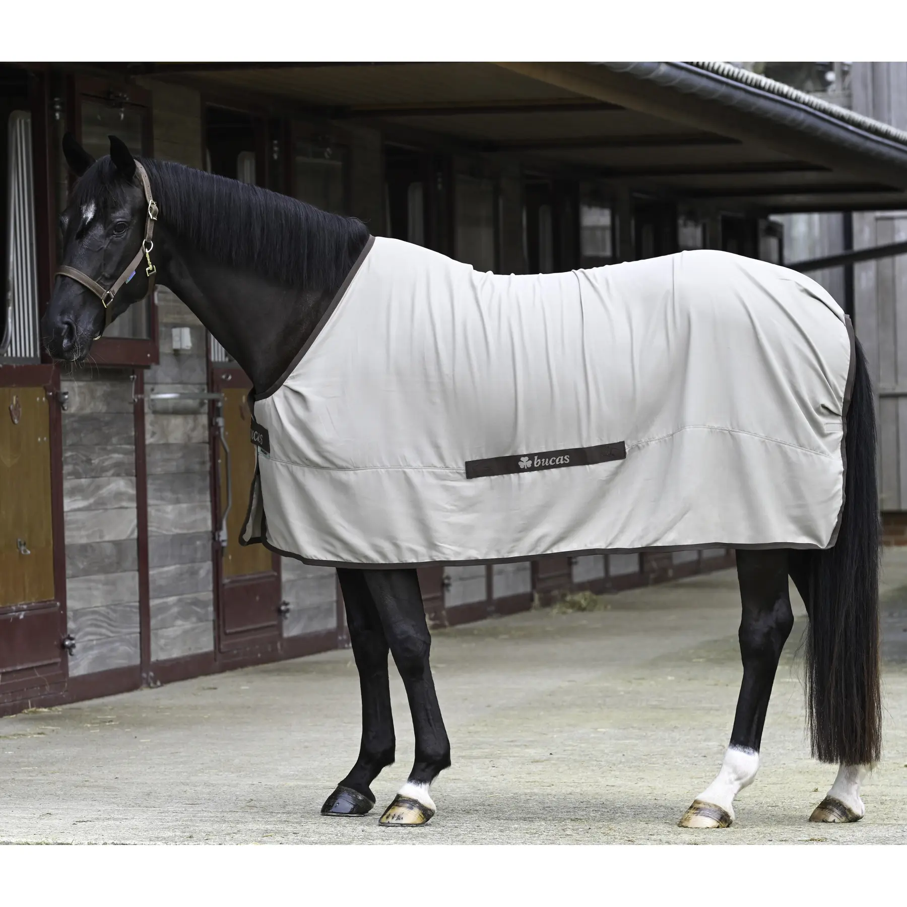 Linen stable blanket for horse Bucas Cool