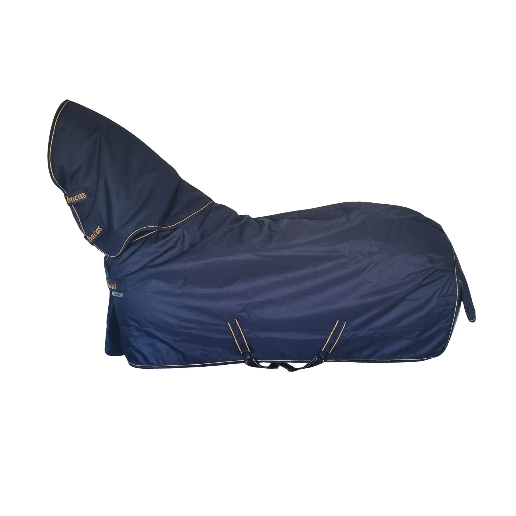Wasserdichte Outdoor-Decke für Pferde mit Halsabdeckung Bucas Freedom 100g - Farbe: Blau
