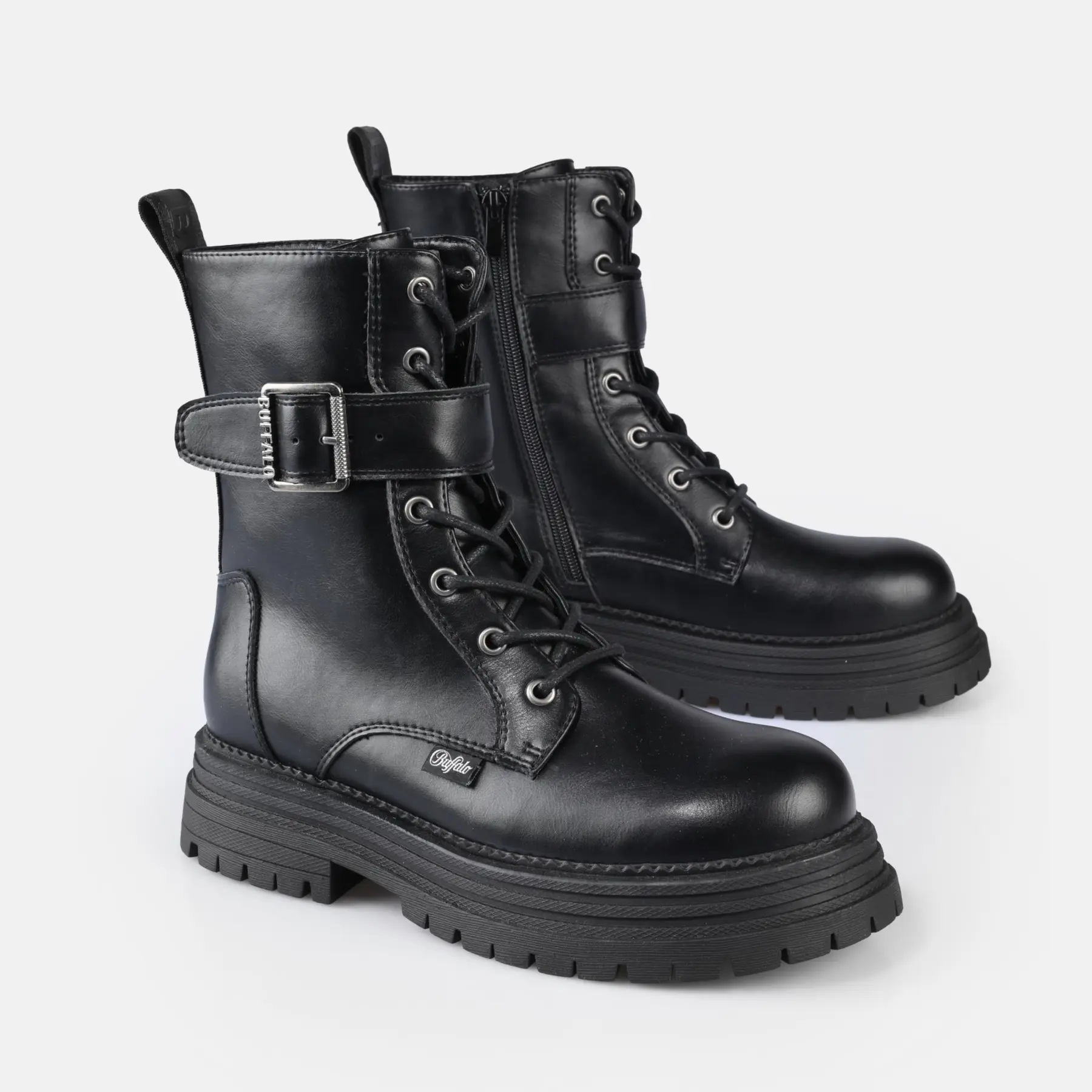 Stivaletti da donna Buffalo Lennox Lace Up Mid