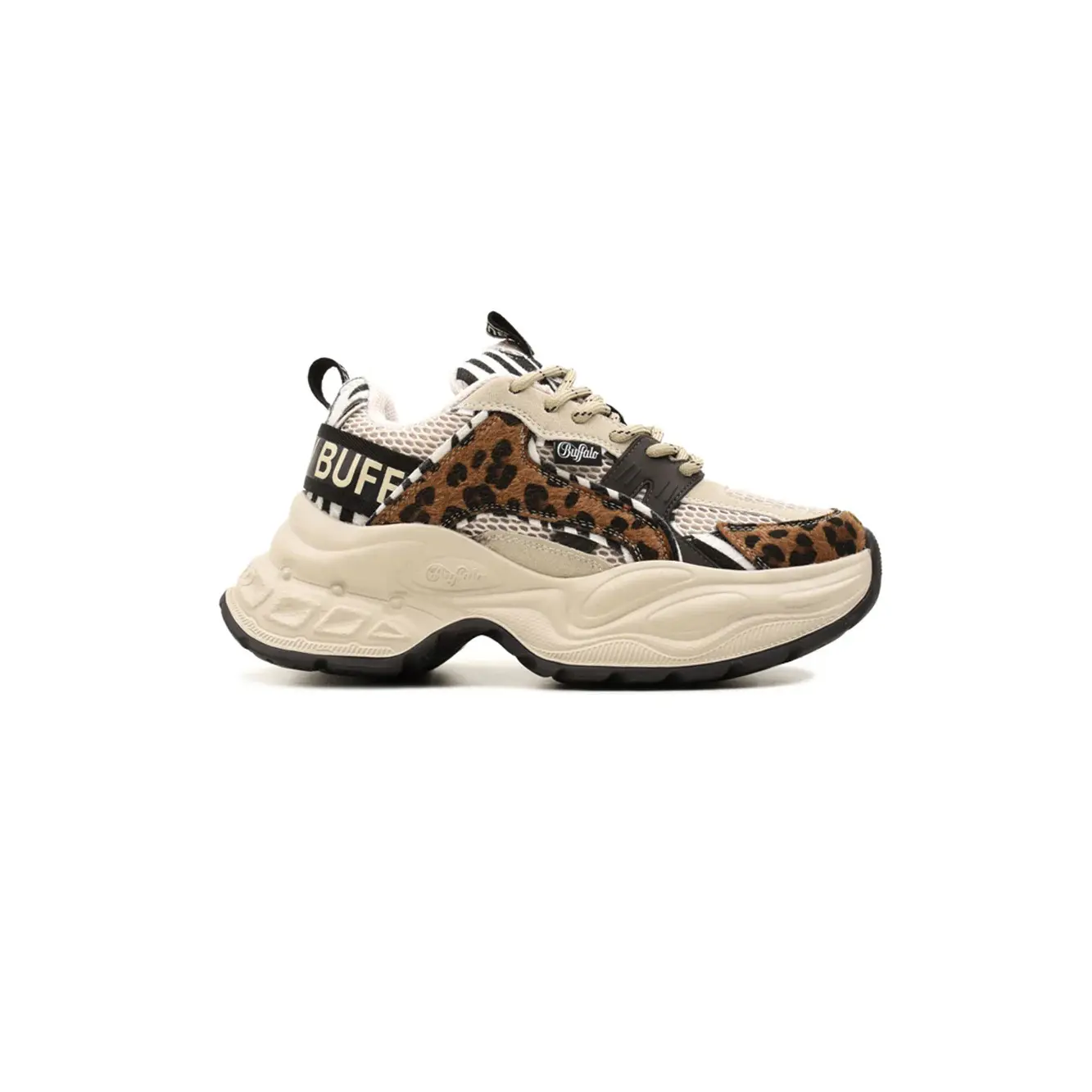 Vegane Nappa/Mesh Sneakers für Damen Buffalo Yuno One
