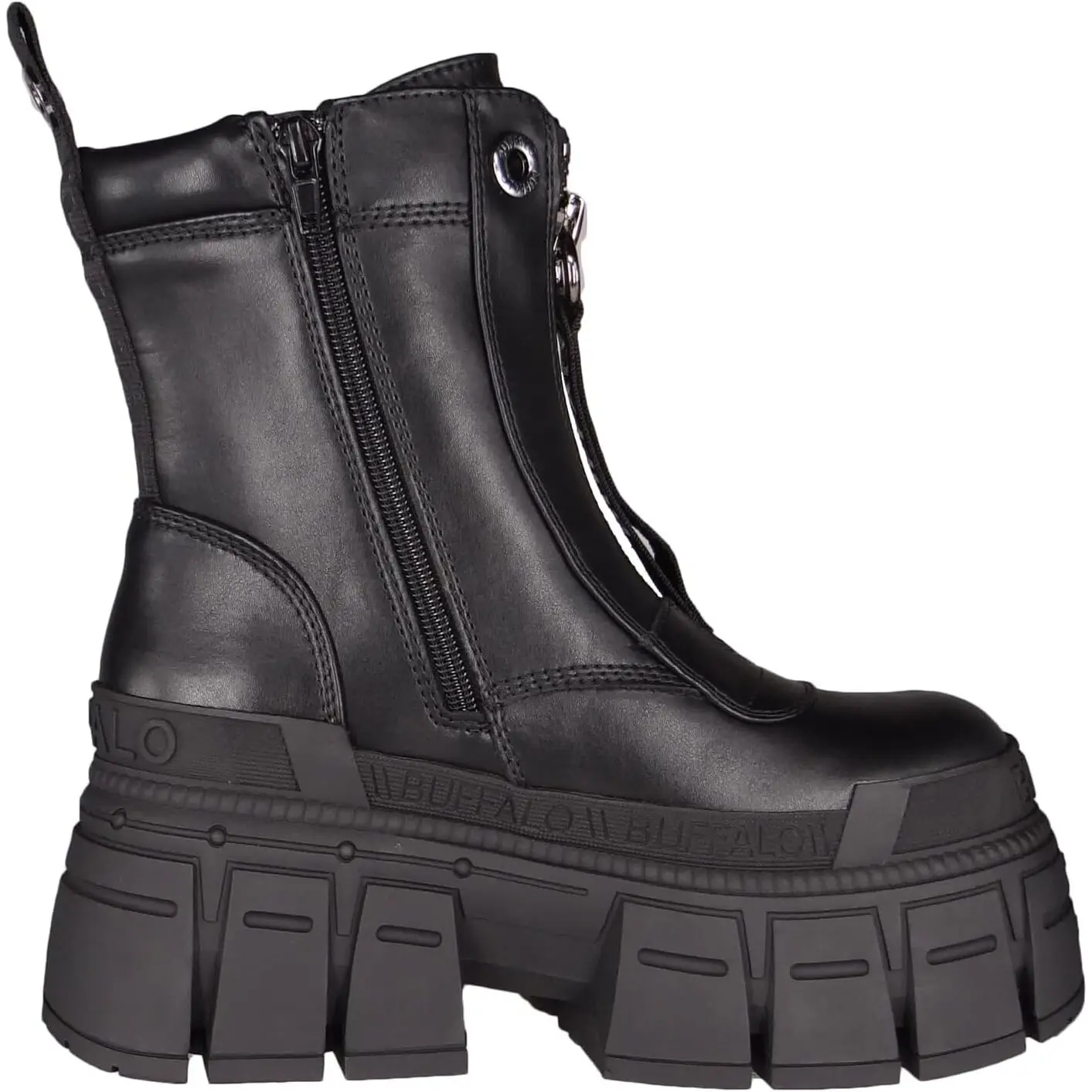 Stivali da donna con zip Buffalo Gospher - Vegan Nappa