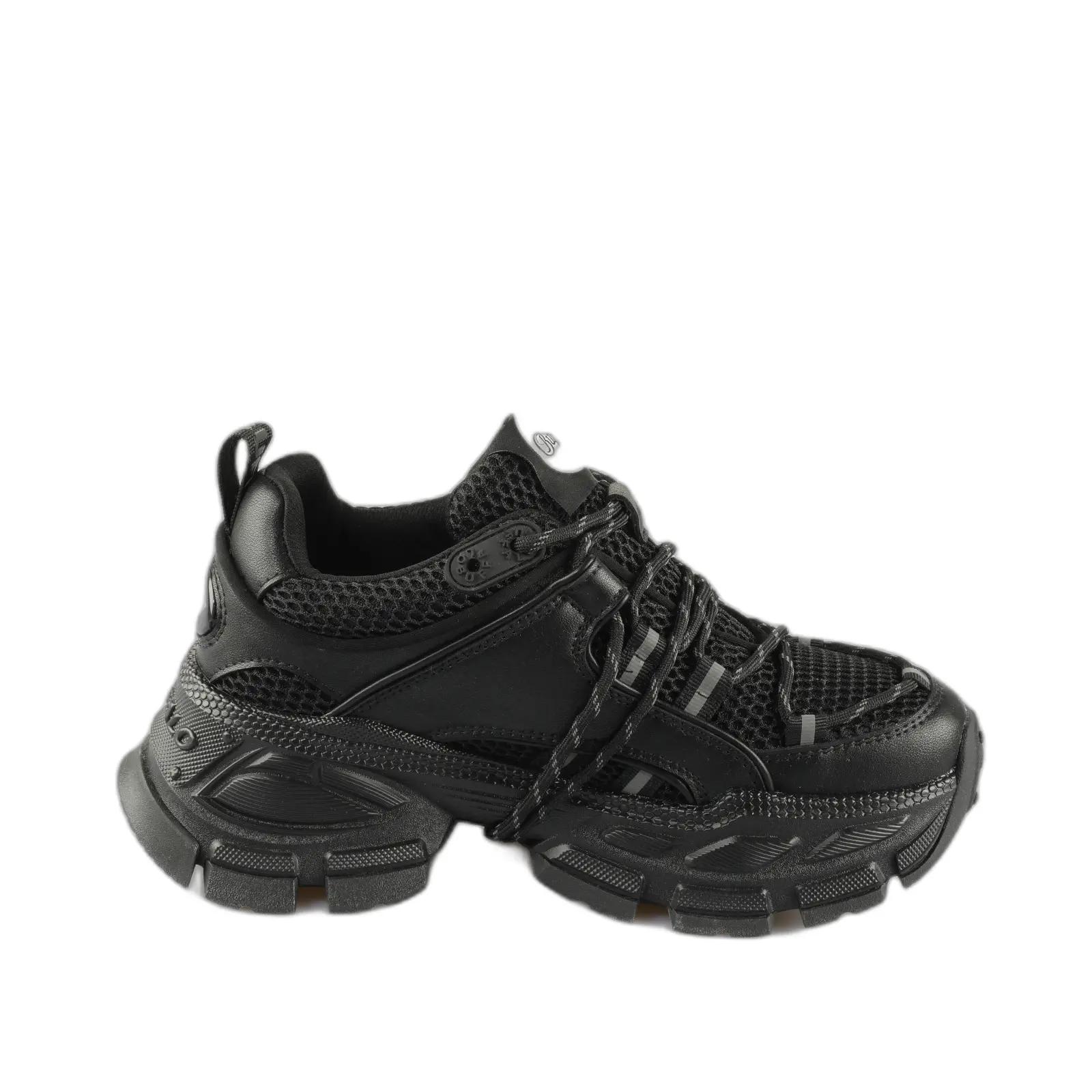 Sneakers in nappa vegano e mesh donna Buffalo Saturn Lace