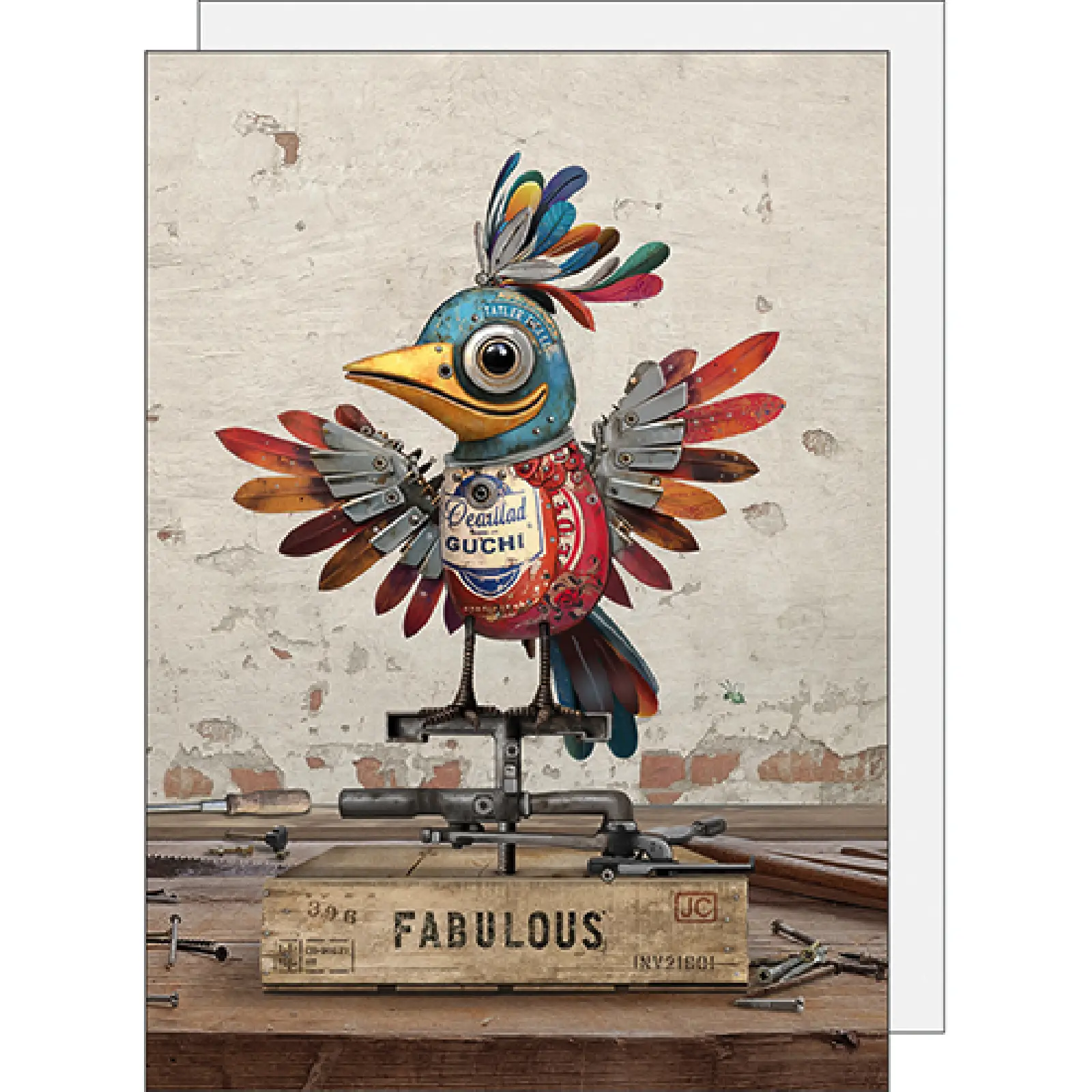 Dubbele Kiub-cadeaubon Bug Art S002