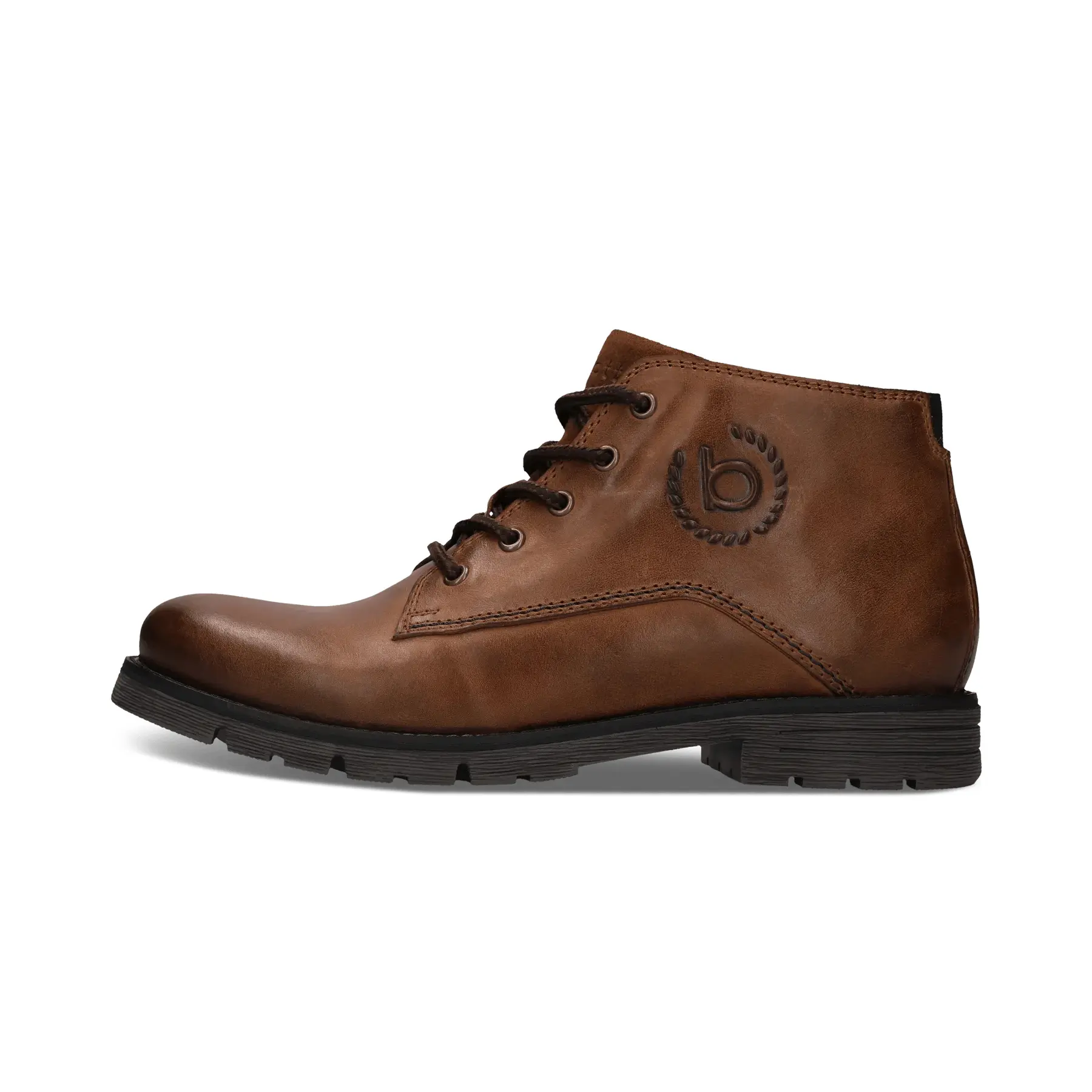 Schnürstiefel aus Leder Bugatti