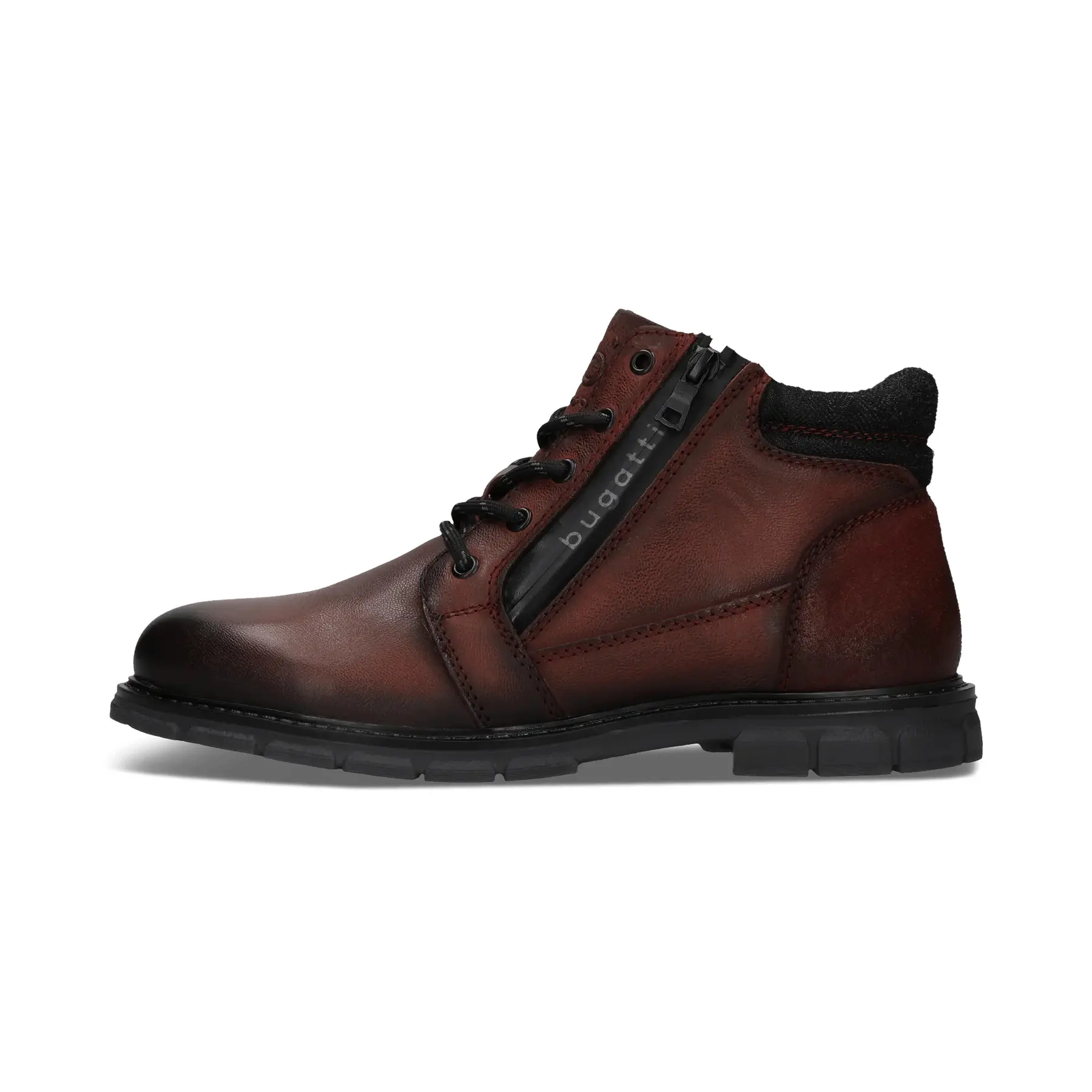 Lederstiefeletten Bugatti