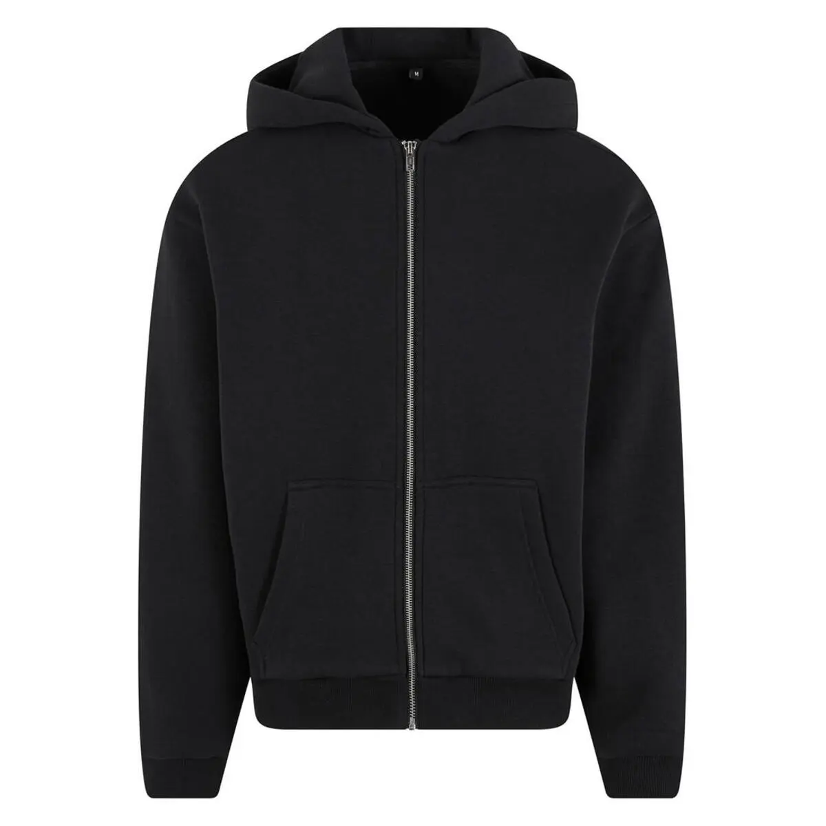 Flauschiger Kapuzenpullover mit Reißverschluss Build Your Brand