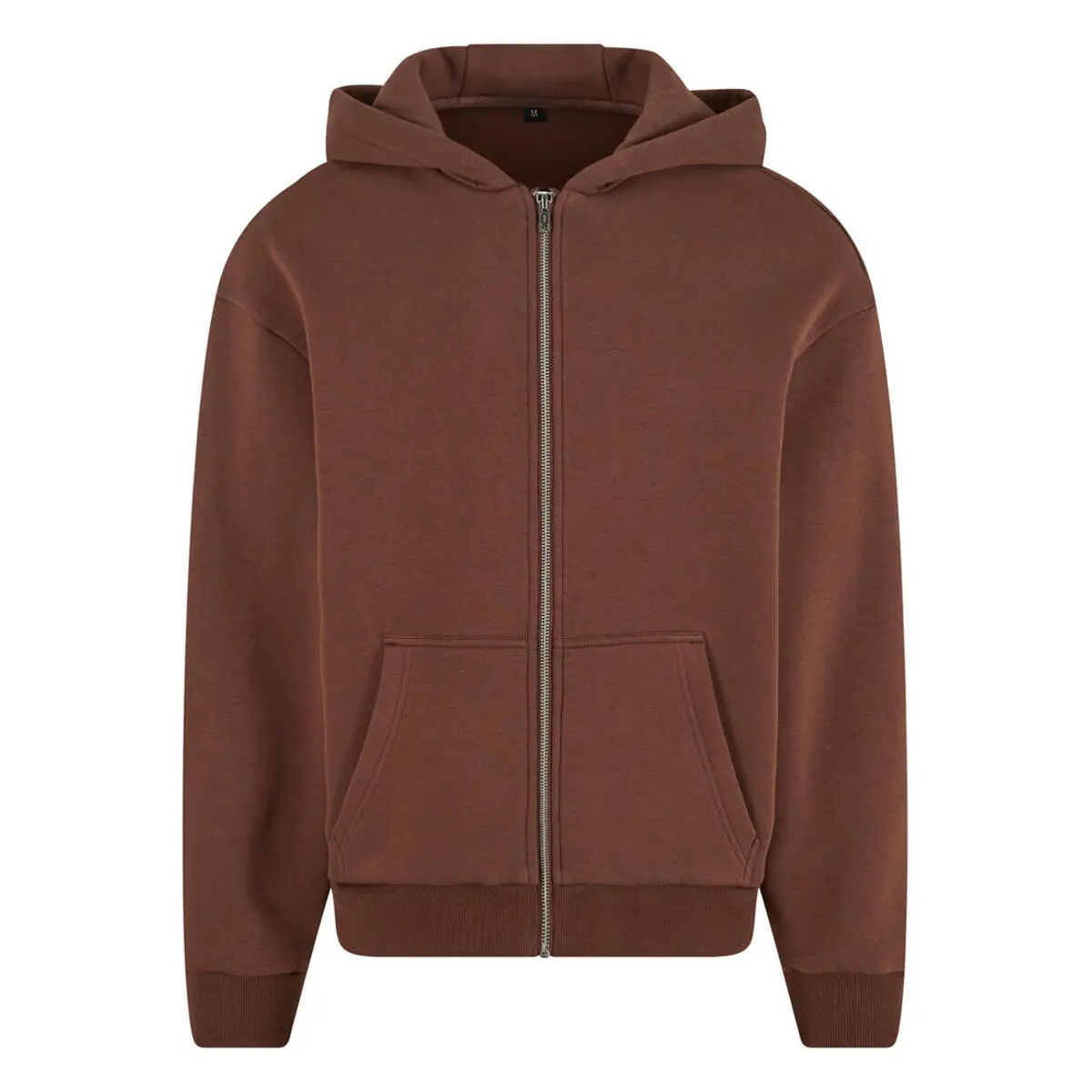 Flauschiger Kapuzenpullover mit Reißverschluss Build Your Brand