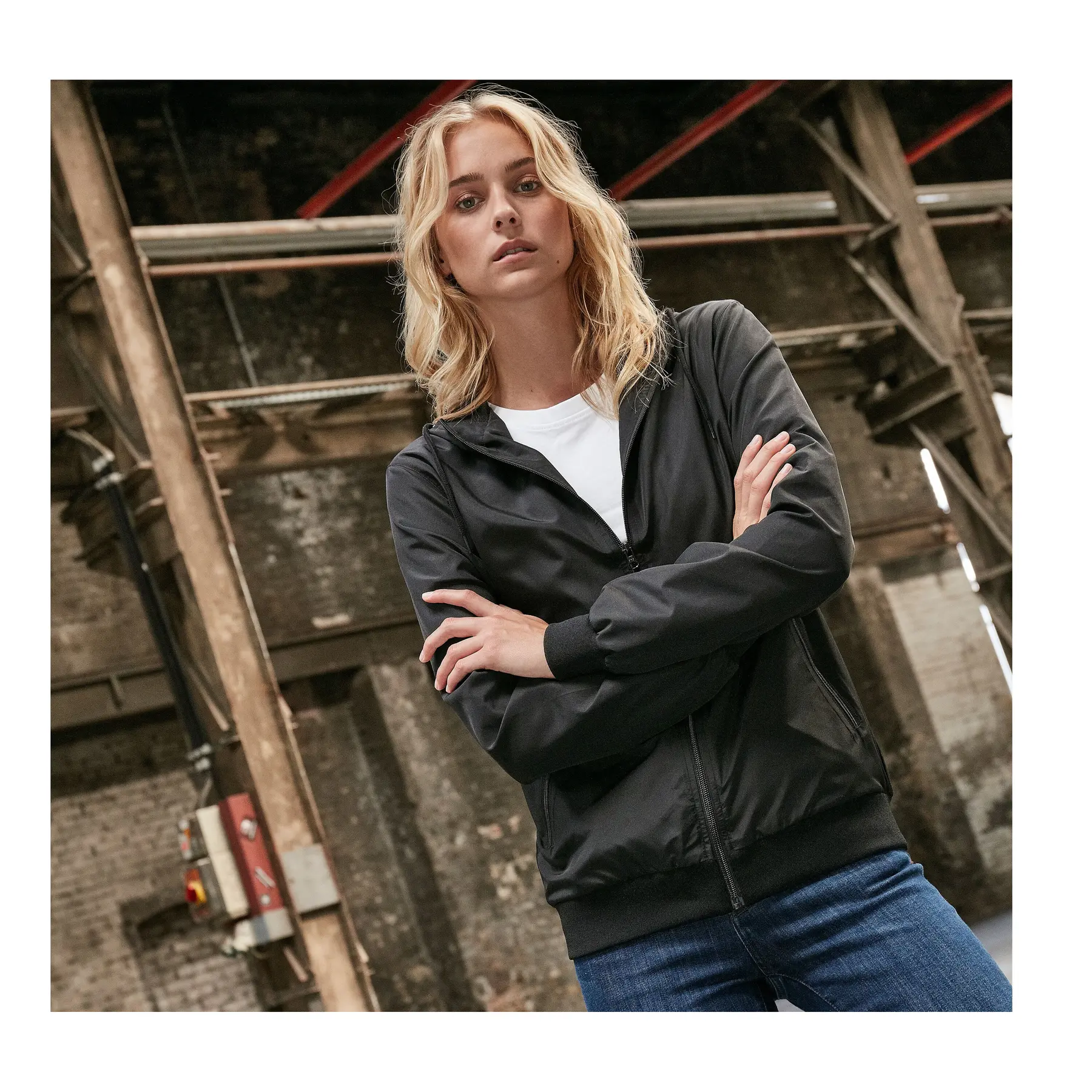 Damen Sportwindjacke Build Your Brand
