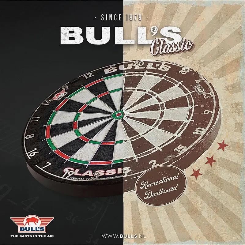 Klassische Dartscheibe Bull's