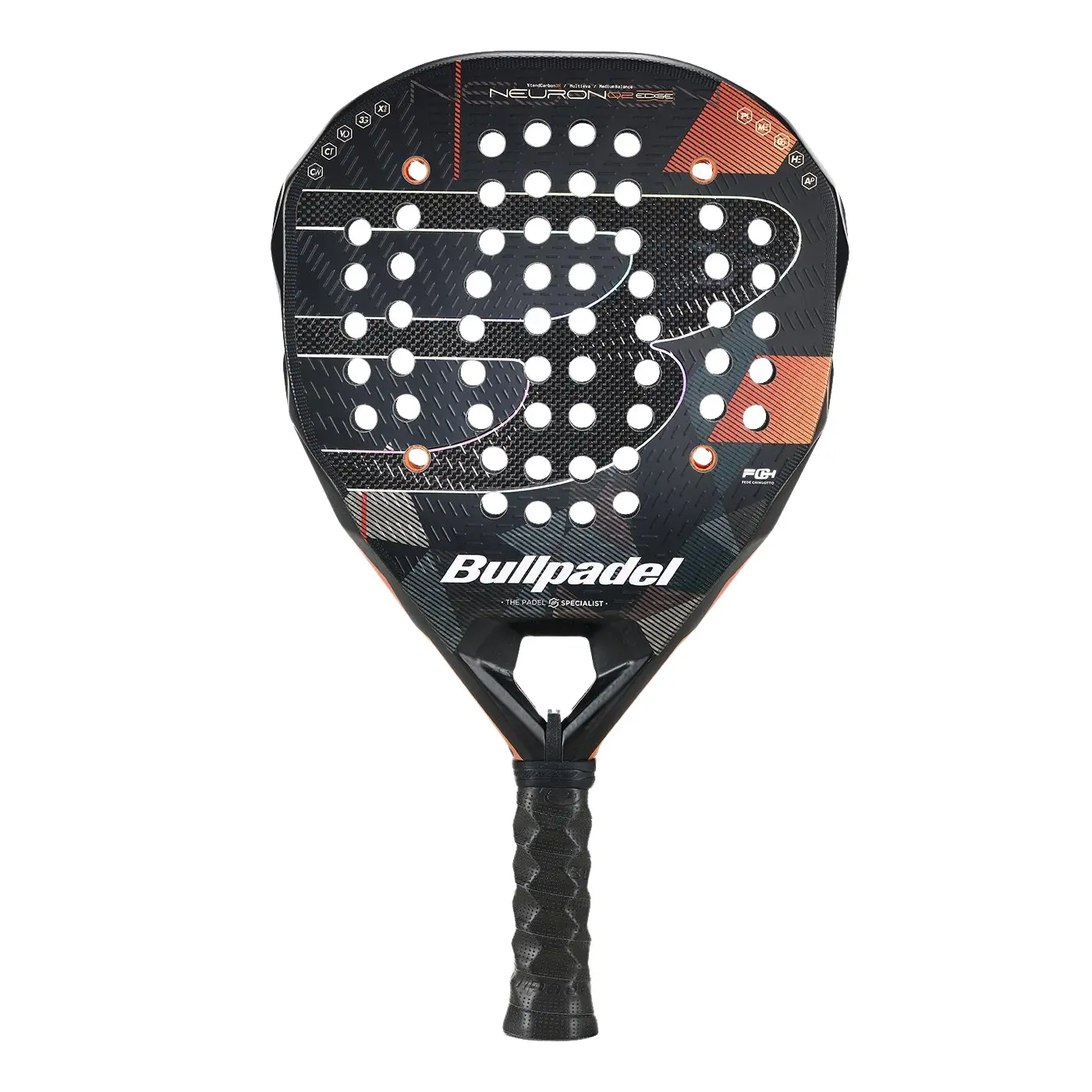 Bullpadel Schwarz Neuron 02 Geo Padelschläger - Image 4