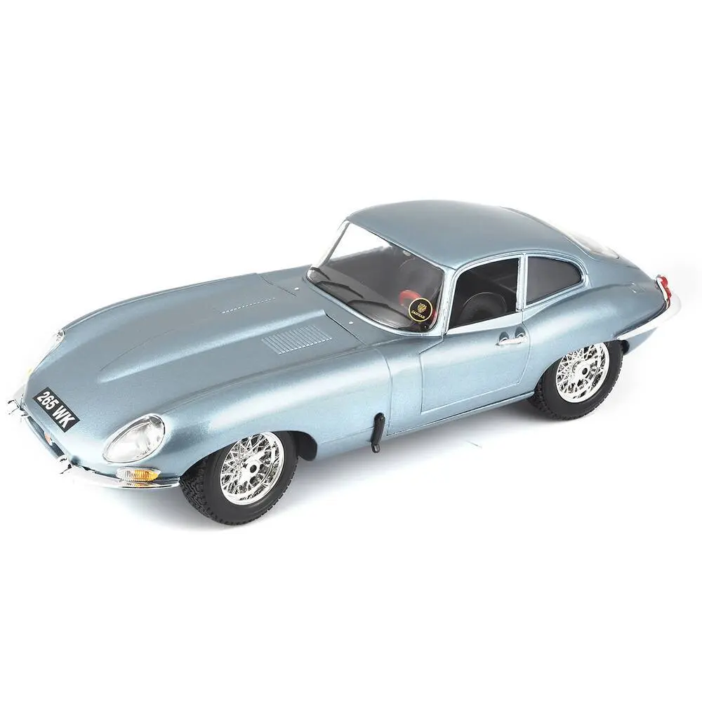 Bburago – Jaguar E-Type Coupé, Diecast-Modell im Maßstab 1:18, Metallic-Blau, ab 3 Jahren - Bild 5