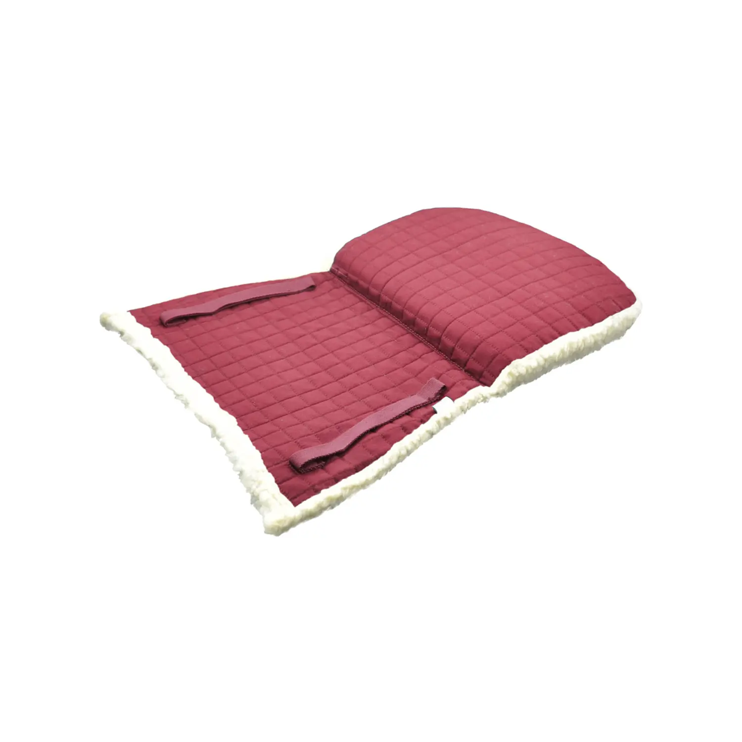 Cotton and fleece horse saddle pad Burioni