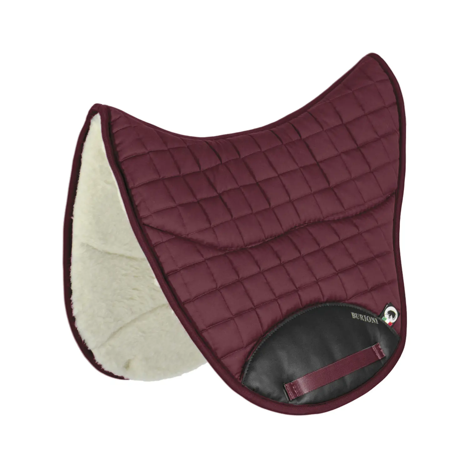 Cotton and wool saddle pad for horse Burioni Endurance