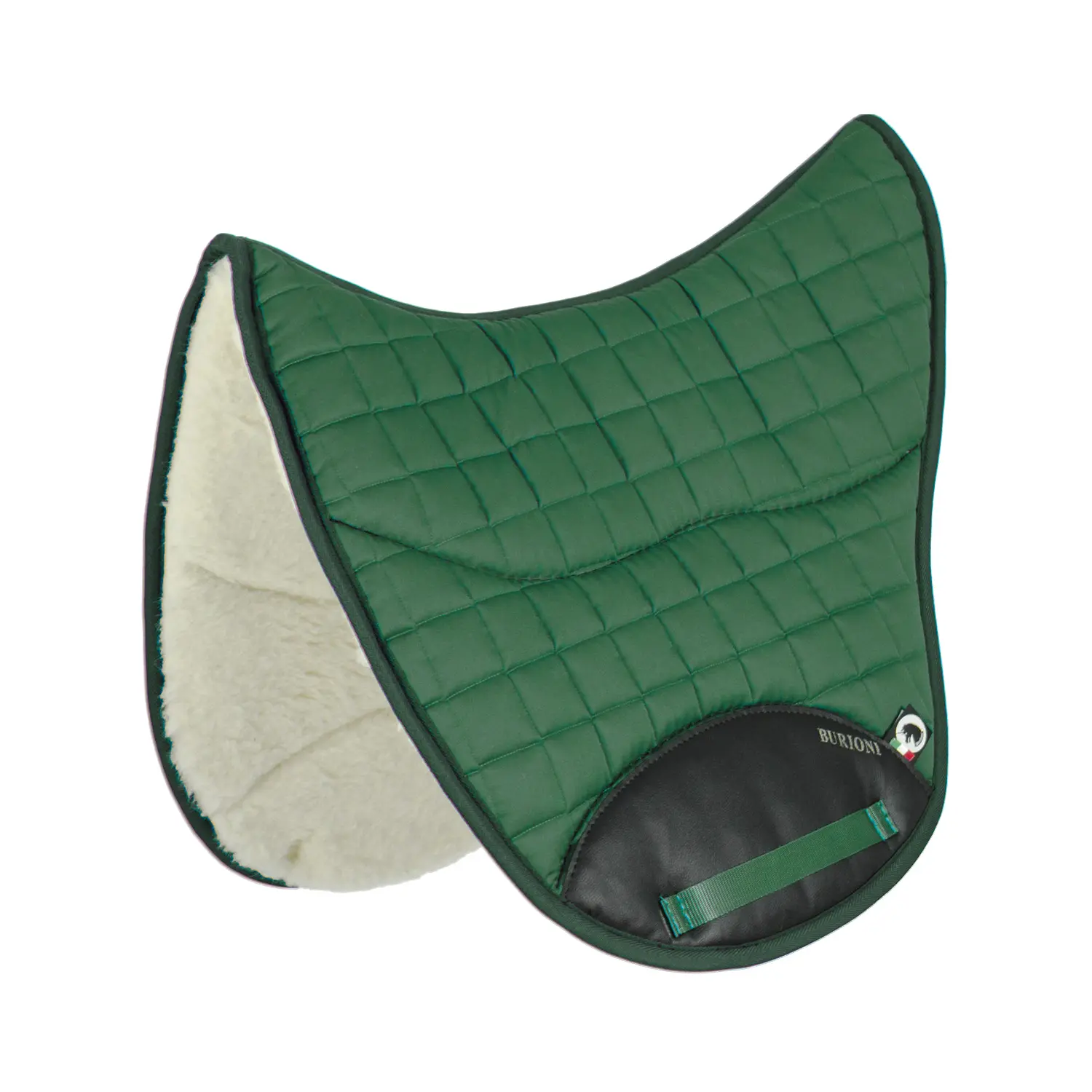 Cotton and wool saddle pad for horse Burioni Endurance