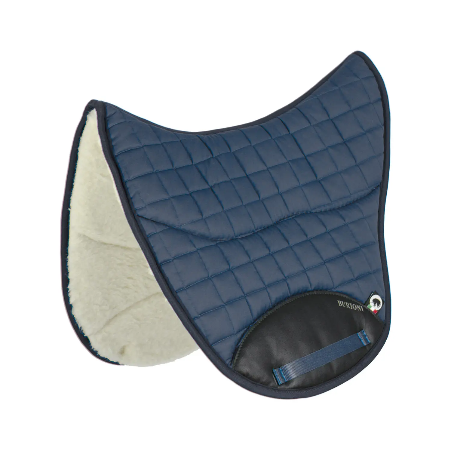 Cotton and wool saddle pad for horse Burioni Endurance