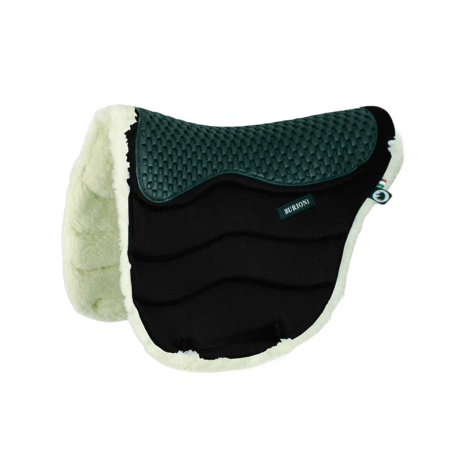 Wool and gel saddle pad for horses Burioni